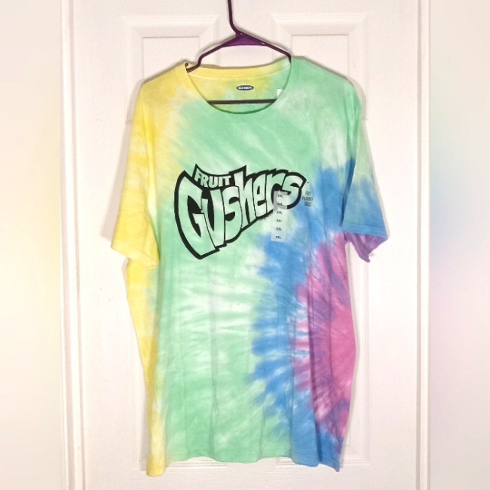 Fruit Gushers T-shirt Old Navy Tie Dye XXL